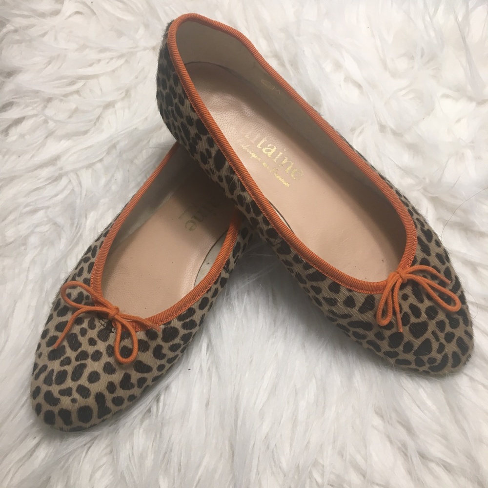 AQUITAINE Calf Hair Flats 7.5